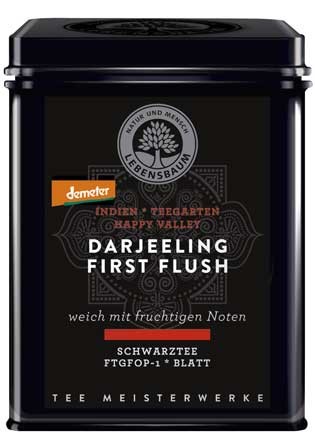 Lebensbaum Darjeeling First Flush demeter Dose 75g