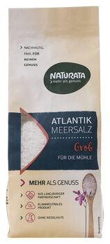 Naturata Atlantik Meersalz grob für die Mühle 500g