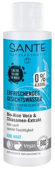 SANTE Erfrischendes Gesichtswasser Bio-Aloe Vera & Chiasamen-Extrakt 125ml