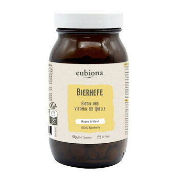 Eubiona Bierhefe-Tabletten 100g