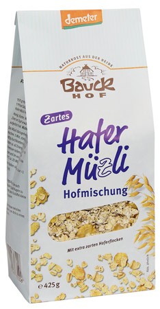 Bauckhof Hafermüzli Hofmischung demeter 425g