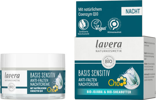 Lavera basis sensitiv Anti-Falten Nachtcreme Q10 50ml