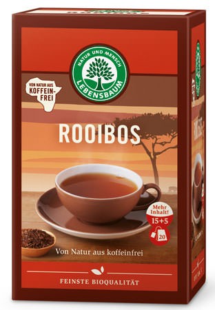 Lebensbaum Rooibos Pur Tee 20 Beutel