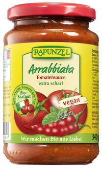 Rapunzel Tomatensauce Arrabbiata 340g