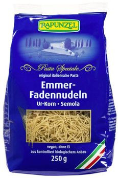 Rapunzel Emmer Faden-Suppennudeln Semola 250g