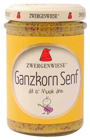 Zwergenwiese Ganzkorn Senf 160ml