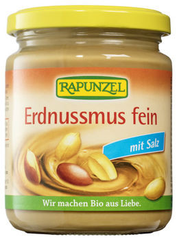 Rapunzel Erdnussmus fein mit Salz 250g
