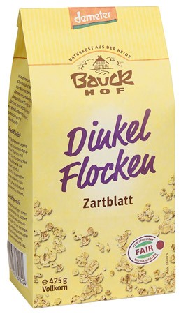 Bauckhof Dinkelflocken Zartblatt demeter 425g