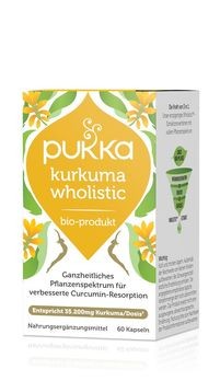 PUKKA Kurkuma Wholistic Kapseln 60 Stück