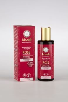 Khadi Ayurvedisches Shampoo Rose Hair Repair 210ml