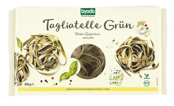 Byodo Tagliatelle grün, semola 250g