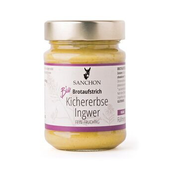 Sanchon Brotaufstrich Kichererbse Ingwer 180g