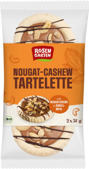Rosengarten Nougat Cashew Tartelette Duo 100g