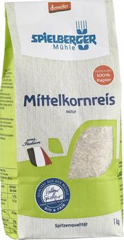 Spielberger Naturreis Mittelkorn demeter 1kg