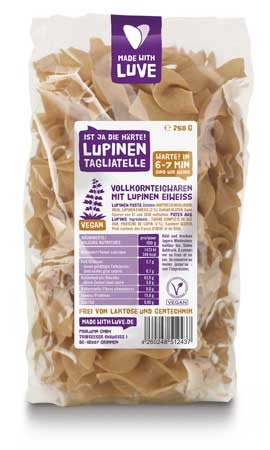 MADE WITH LUVE Lupinen Nudeln Tagliatelle konventionell 250g