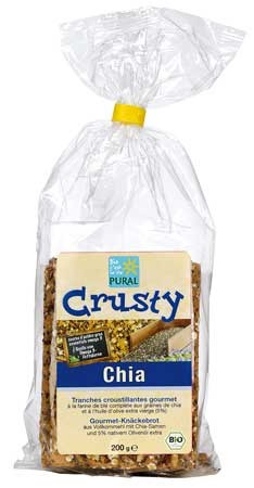 Pural Crusty Chia, Gourmet Knäckbrot 200g