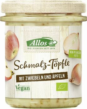 Allos Schmalz-Töpfle mit Zwiebeln und Äpfeln 150g