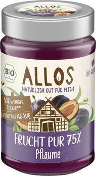 Allos Frucht Pur 75% Aufstrich Pflaume 200g