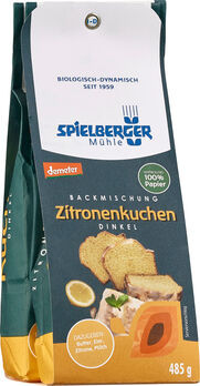 Spielberger Backmischung Dinkel-Zitronenkuchen demeter 485g