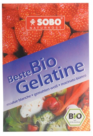 Sobo Bio Gelatine, gemahlen, weiß, 9g