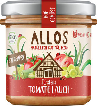 Allos Hofgemüse Torstens Tomate Lauch Brotaufstrich 135g