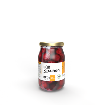 DEDEBIO Süßkirschen entsteint 360g