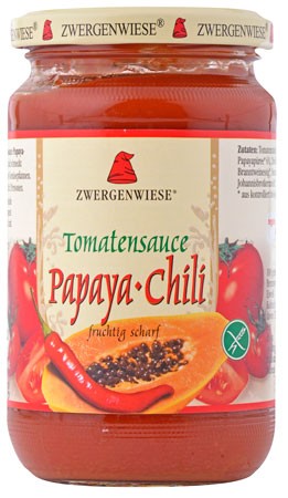 Zwergenwiese Tomatensauce Papaya-Chili 350g