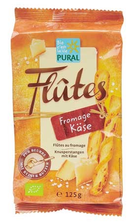 Pural Flutes mit Käse 125g