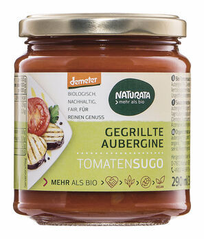 Naturata Tomatensugo mit gegrillter Aubergine demeter 290ml