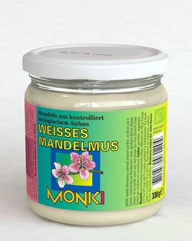 Monki weißes Mandelmus 330g