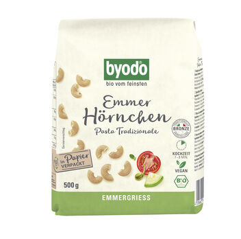 Byodo Sommerdinkel Hörnchen, semola 500g