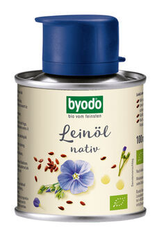 Byodo Leinöl, nativ, Dose 100ml