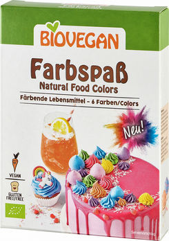 Biovegan Farbspaß, Färbende Lebensmittel 6x8g