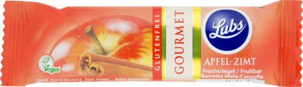 Lubs Gourmet Fruchtriegel Apfel Zimt 40g/A