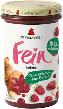 Zwergenwiese Fruchtaufstrich Fein Himbeere 280g