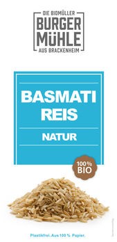 Burgermühle Basmatireis natur 500g