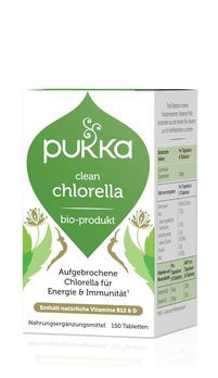 PUKKA Clean Chlorella Tabletten 150 Stück