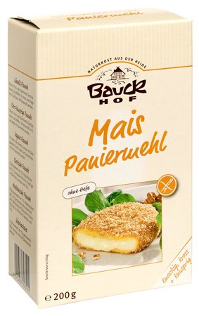 Bauckhof Mais-Paniermehl ohne Hefe glutenfrei 200g