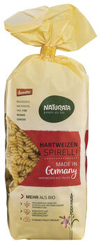 Naturata Hartweizen Spirelli, hell, demeter 500g