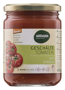 Naturata geschälte Tomaten in Tomatensaft, demeter 420g