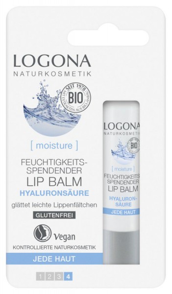 LOGONA Feuchtigkeitsspendender Lip Balm Hyaluron 4,5g