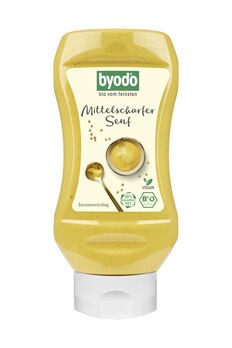 Byodo Mittelscharfer Senf PET-Flasche 300ml