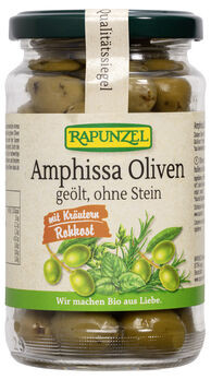 Rapunzel Amphissa Oliven mit Kräutern ohne Stein 170g