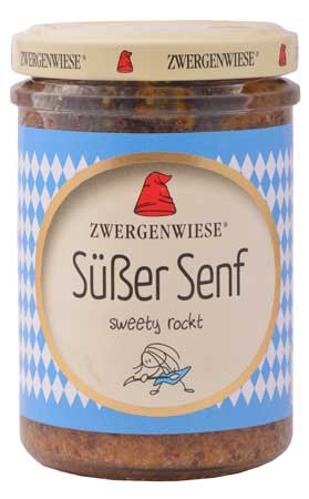 Zwergenwiese süßer Senf 160ml