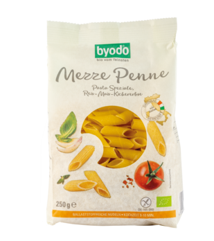 Byodo Mezze Penne, Reis-Mais-Kichererbse