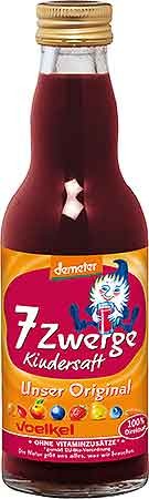 Voelkel 7 Zwerge Kindersaft Unser Original demeter 0,2l + 0,15 EUR Pfand MHD 17.08.2019