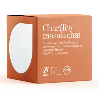ChariTea masala chai Pyramidenbeutel 10 x 2,5g