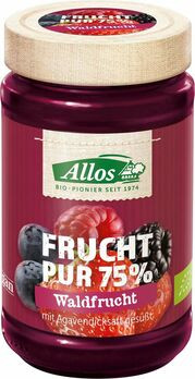 Allos Frucht Pur 75% Aufstrich Waldfrucht 250g