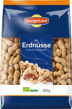 MorgenLand Erdnüsse in der Schale 330g