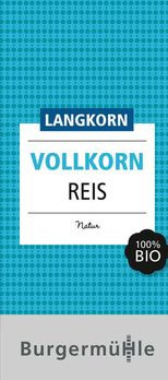 Burgermühle Vollkornreis Langkorn 1kg